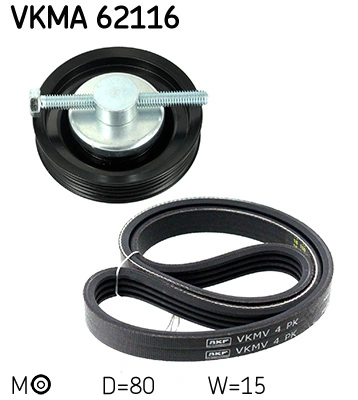 V-ribbed Belt Set