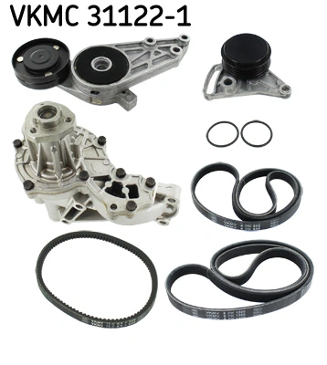Water Pump + V-ribbed Belt Kit