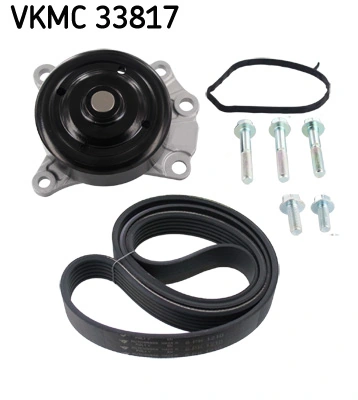 Water Pump + V-ribbed Belt Kit