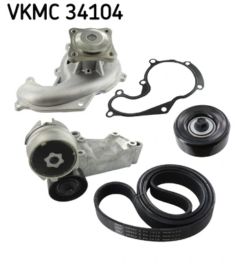 Water Pump + V-ribbed Belt Kit