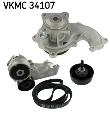 Water Pump + V-ribbed Belt Kit