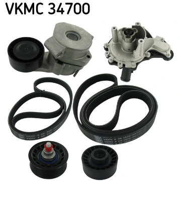 Water Pump + V-ribbed Belt Kit