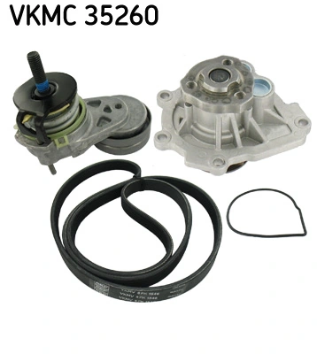 Water Pump + V-ribbed Belt Kit