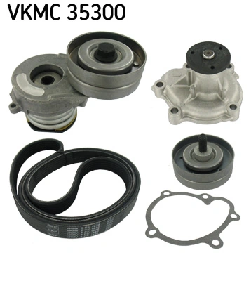 Water Pump + V-ribbed Belt Kit