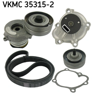 Water Pump + V-ribbed Belt Kit