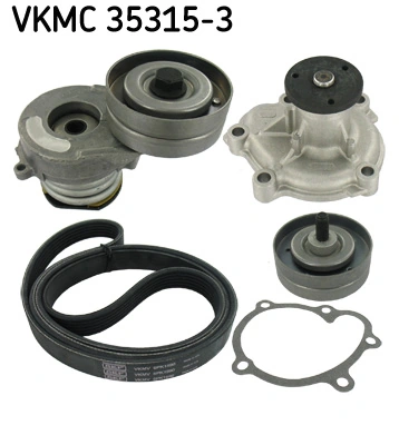 Water Pump + V-ribbed Belt Kit
