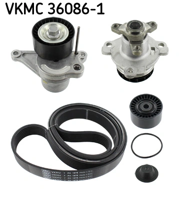 Water Pump + V-ribbed Belt Kit