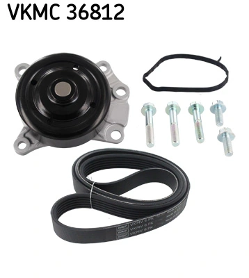 Water Pump + V-ribbed Belt Kit