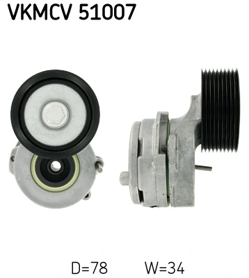 Belt Tensioner, V-ribbed belt