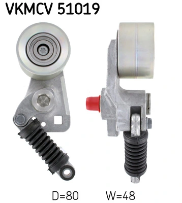 Belt Tensioner, V-ribbed belt