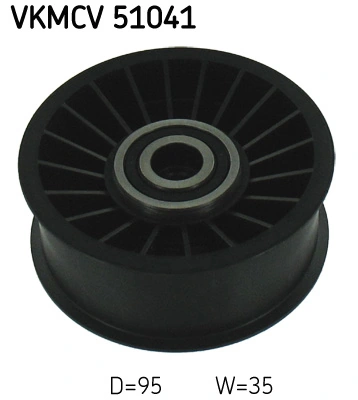 Deflection/Guide Pulley, V-ribbed belt
