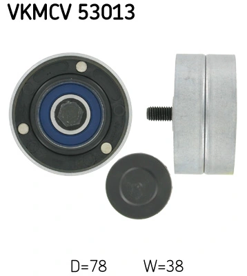 Deflection/Guide Pulley, V-ribbed belt