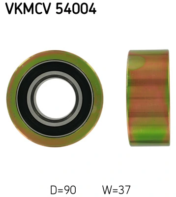 Deflection/Guide Pulley, V-ribbed belt