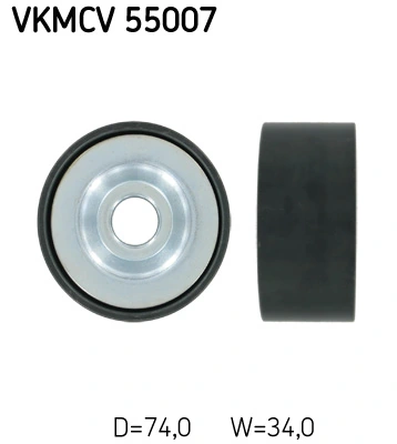 Deflection/Guide Pulley, V-ribbed belt