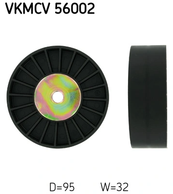 Deflection/Guide Pulley, V-ribbed belt