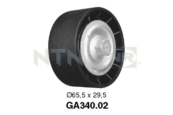 Deflection/Guide Pulley, V-ribbed belt