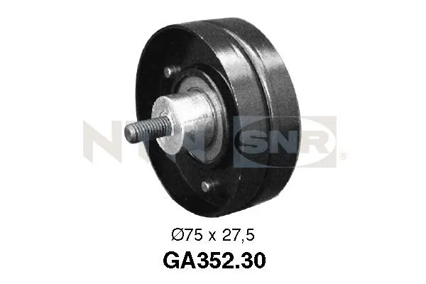 Deflection/Guide Pulley, V-ribbed belt