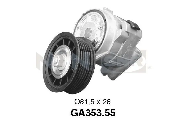 Tensioner Pulley, V-ribbed belt