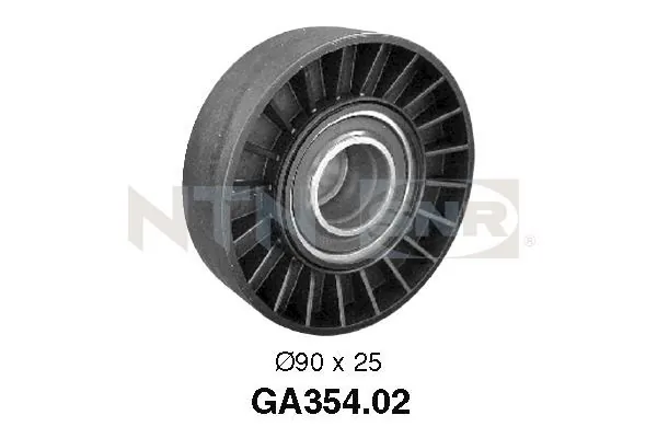 Deflection/Guide Pulley, V-ribbed belt