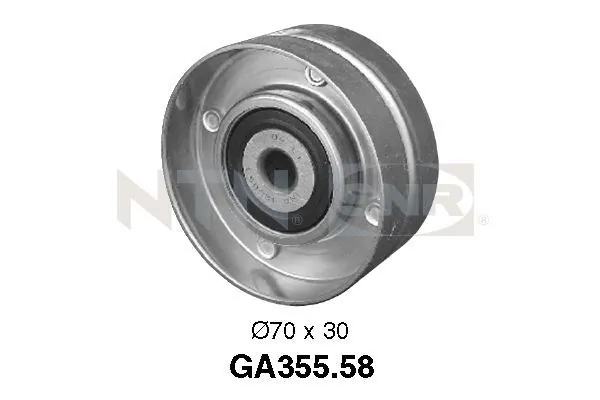 Deflection/Guide Pulley, V-ribbed belt