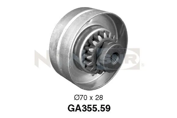 Tensioner Pulley, V-ribbed belt