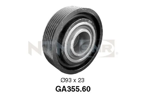 Deflection/Guide Pulley, V-ribbed belt