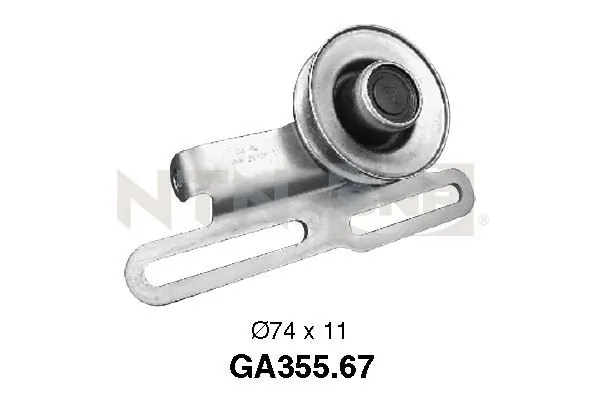 Tensioner Pulley, V-ribbed belt