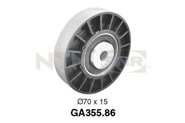 Deflection/Guide Pulley, V-ribbed belt