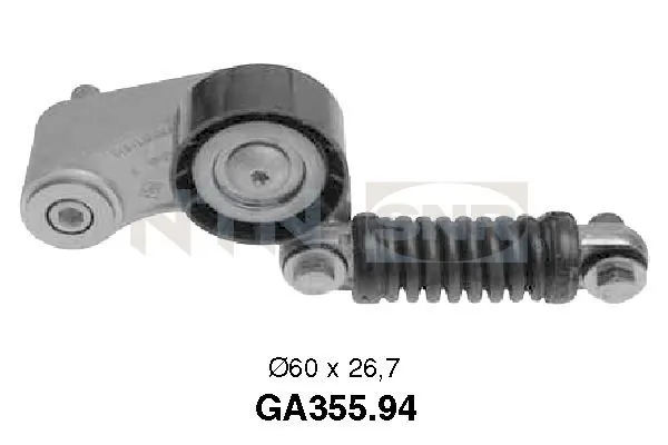 Tensioner Pulley, V-ribbed belt