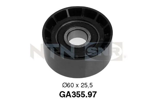 Deflection/Guide Pulley, V-ribbed belt