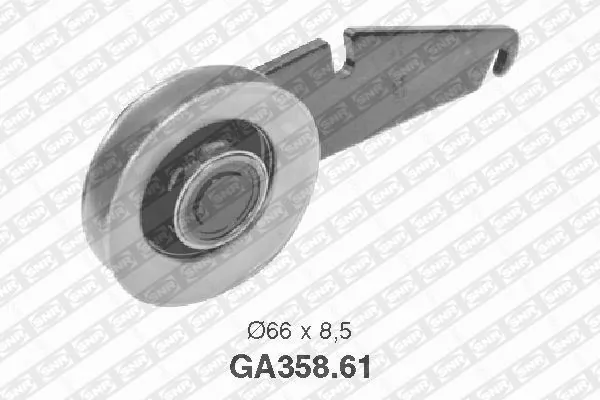 Tensioner Pulley, V-ribbed belt