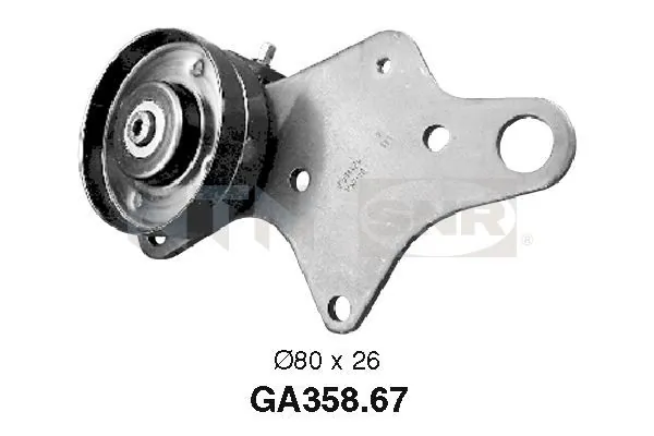 Tensioner Pulley, V-ribbed belt