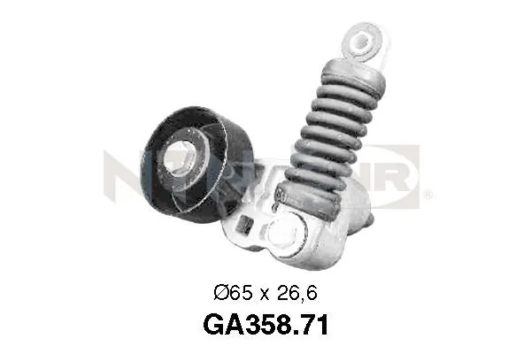 Tensioner Pulley, V-ribbed belt