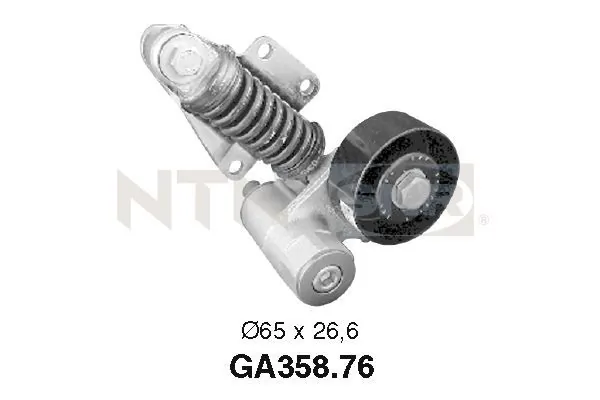 Tensioner Pulley, V-ribbed belt