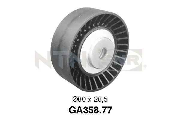 Deflection/Guide Pulley, V-ribbed belt
