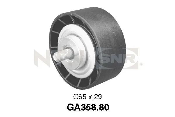 Deflection/Guide Pulley, V-ribbed belt
