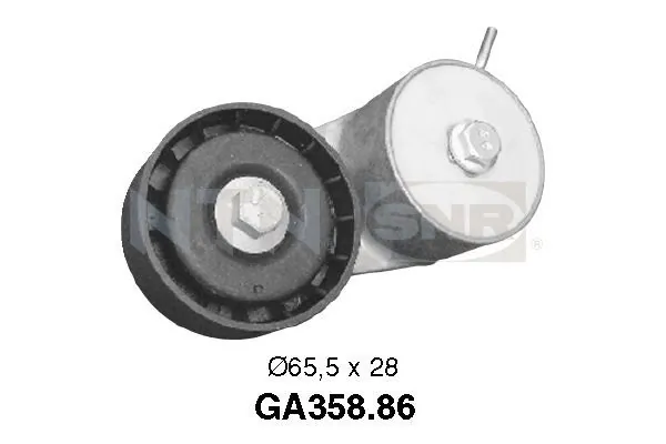Tensioner Pulley, V-ribbed belt