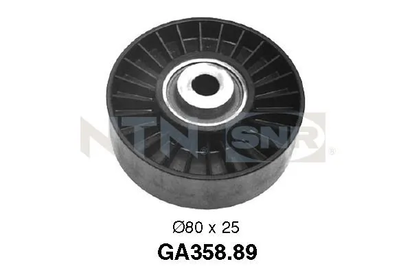 Deflection/Guide Pulley, V-ribbed belt