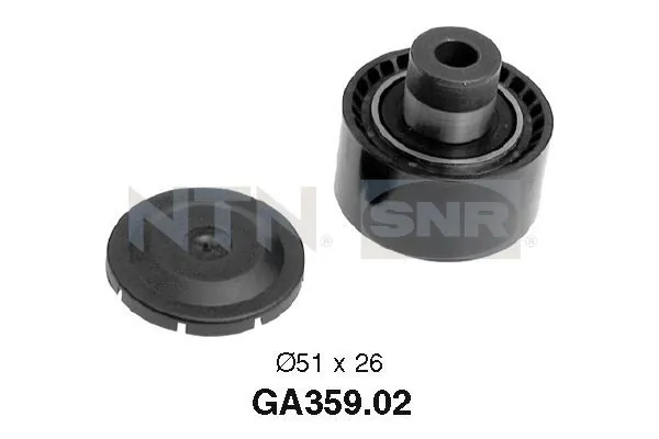 Deflection/Guide Pulley, V-ribbed belt