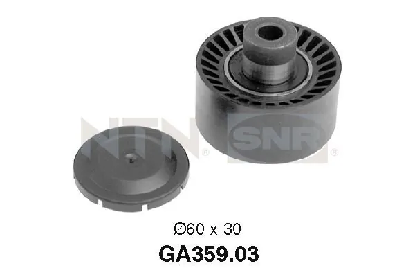 Deflection/Guide Pulley, V-ribbed belt