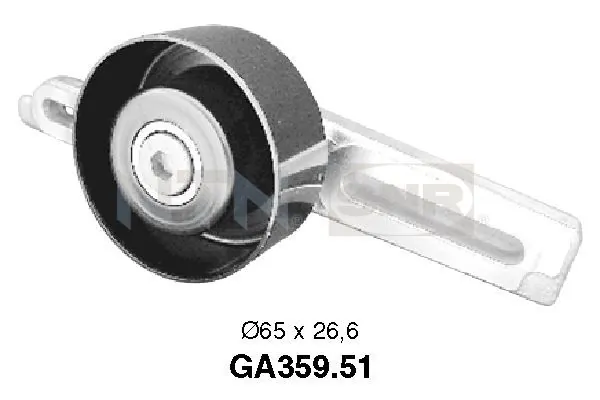 Tensioner Pulley, V-ribbed belt
