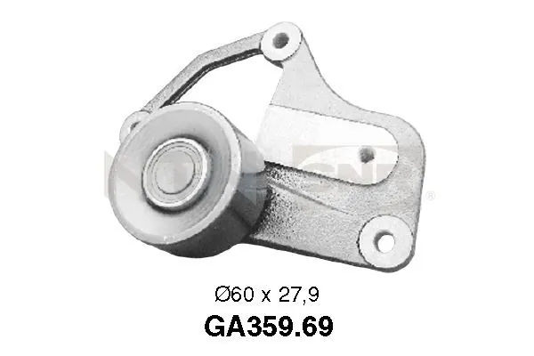 Deflection/Guide Pulley, V-ribbed belt