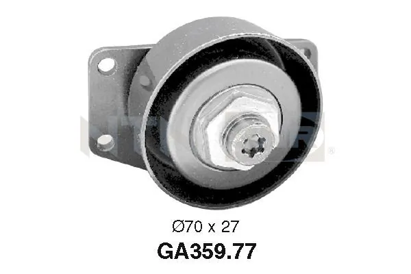 Tensioner Pulley, V-ribbed belt