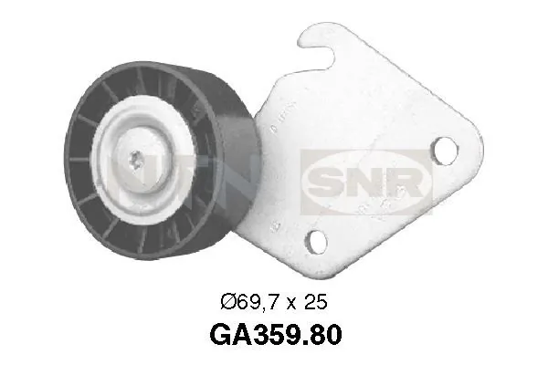 Deflection/Guide Pulley, V-ribbed belt