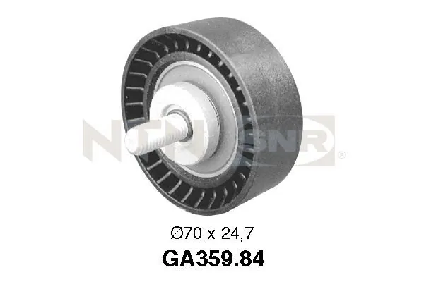 Deflection/Guide Pulley, V-ribbed belt