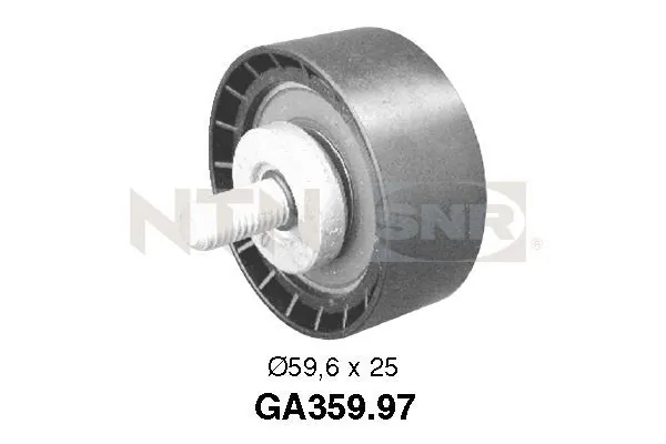 Deflection/Guide Pulley, V-ribbed belt