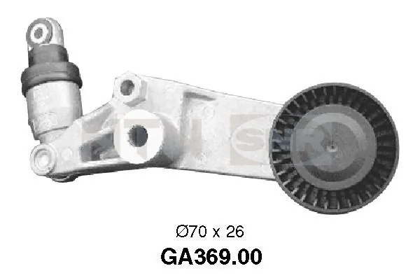 Tensioner Pulley, V-ribbed belt