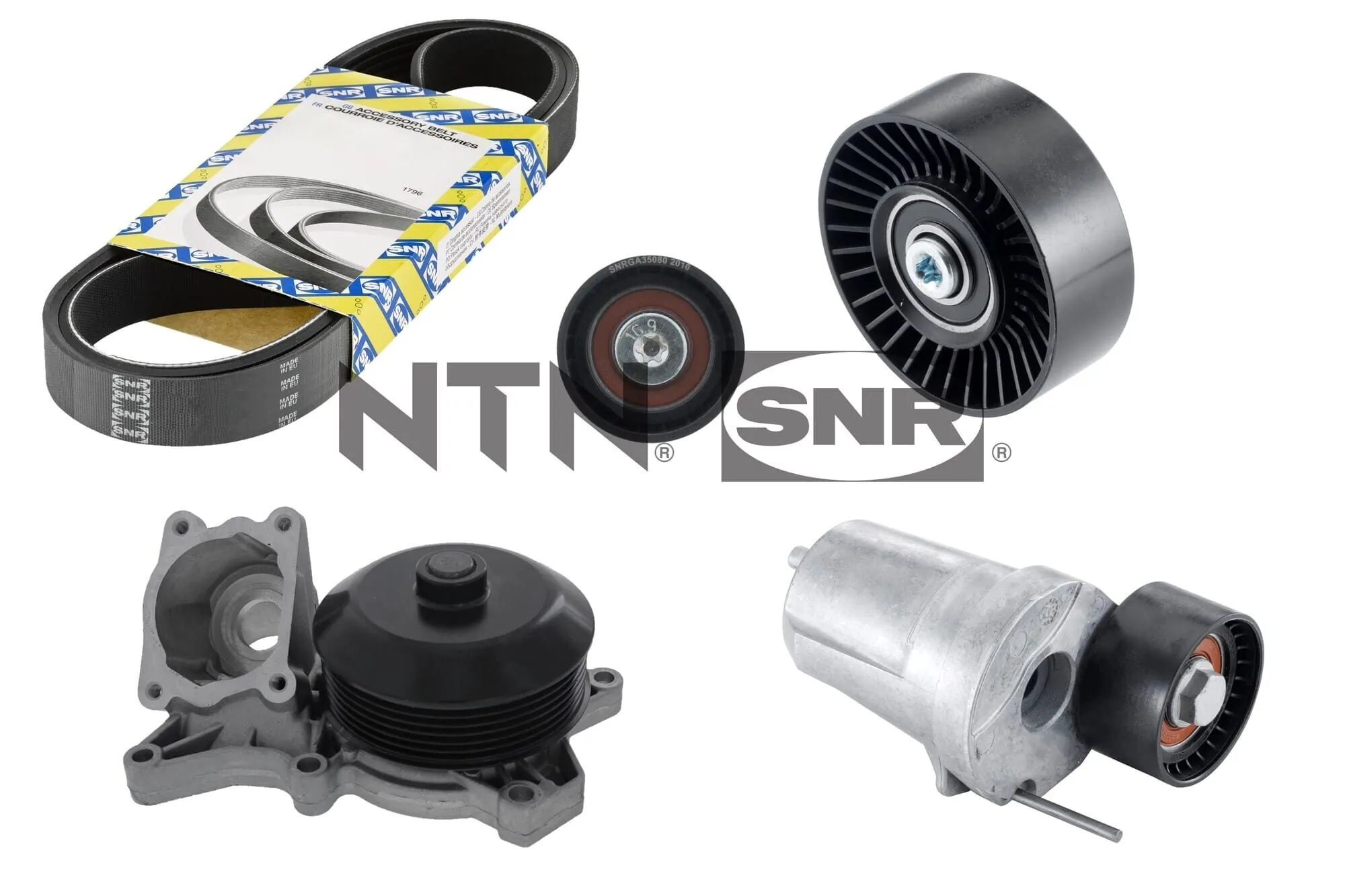Water Pump + V-ribbed Belt Kit