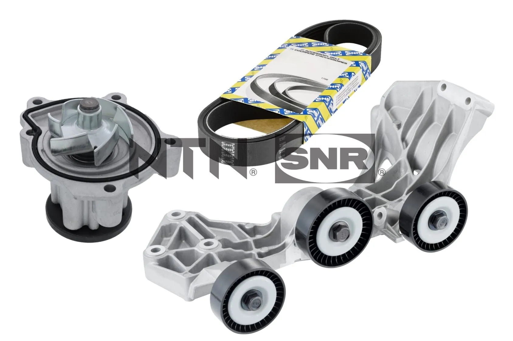Water Pump + V-ribbed Belt Kit