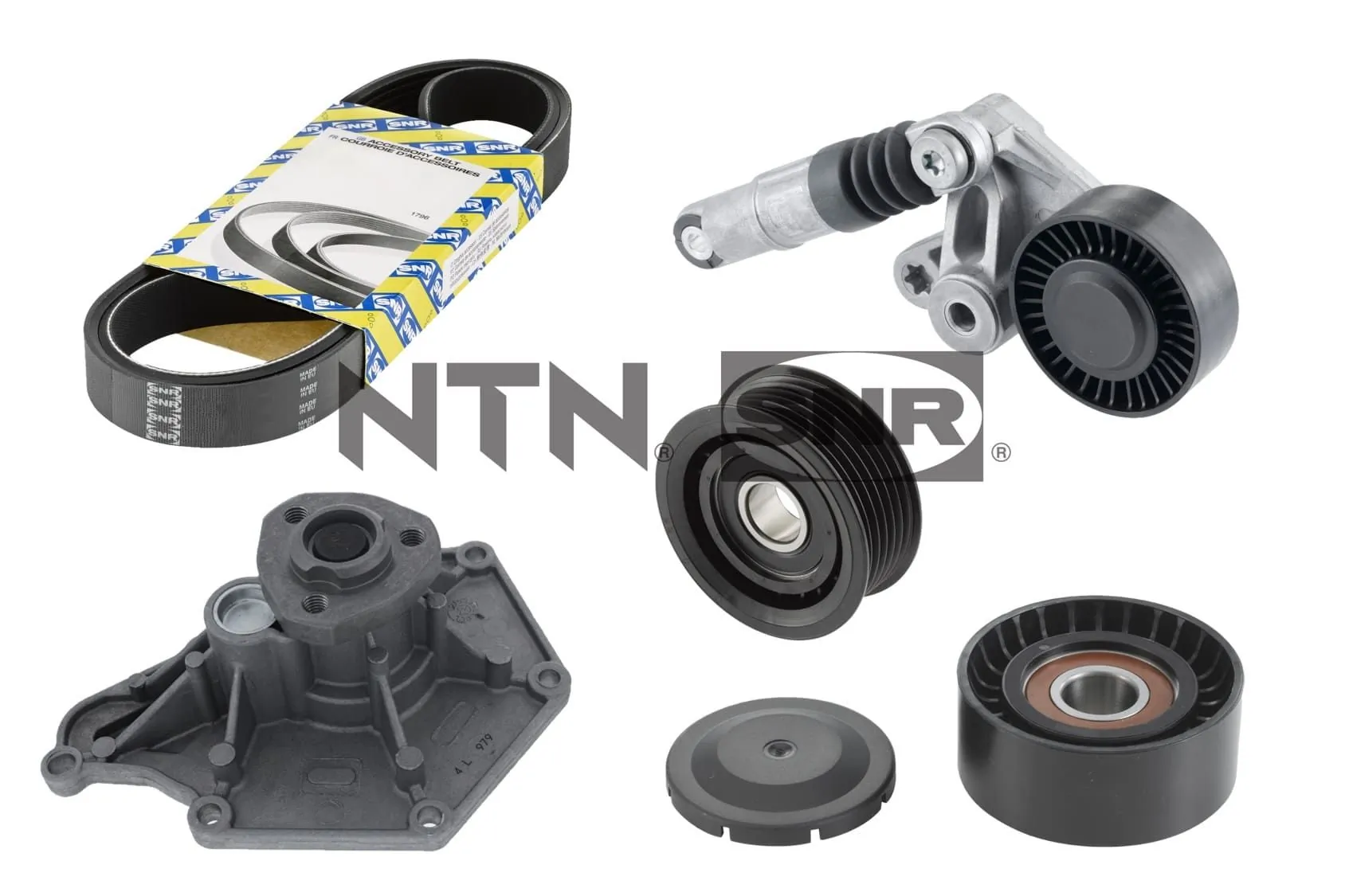 Water Pump + V-ribbed Belt Kit